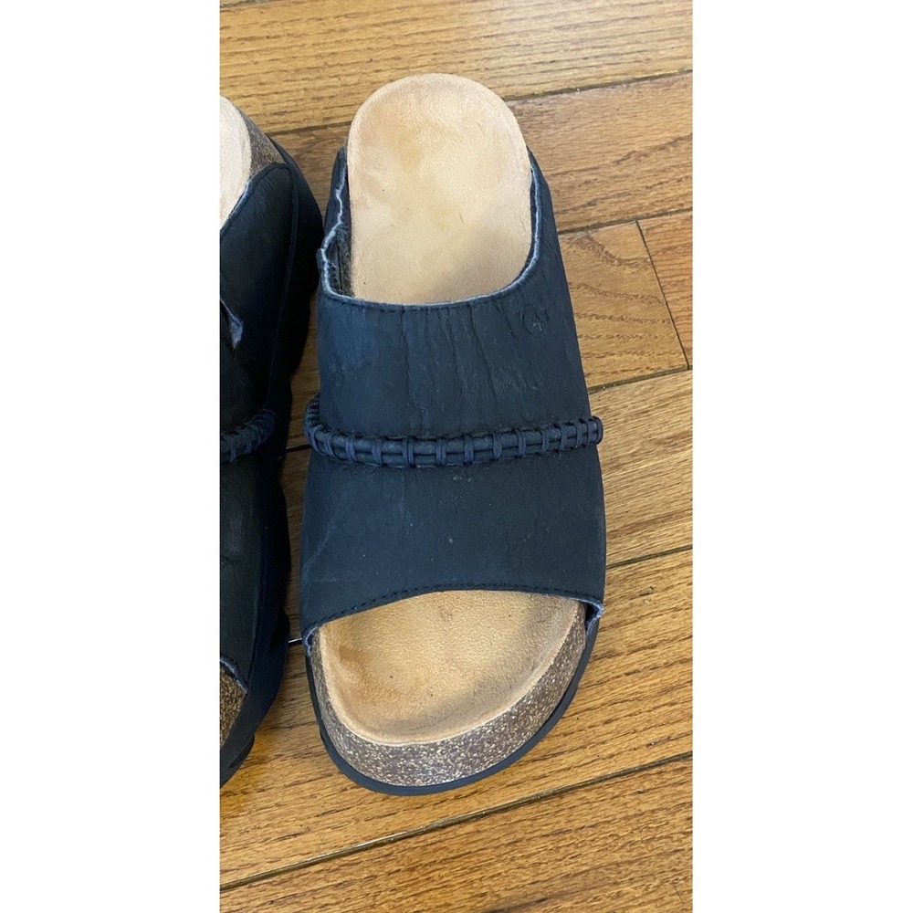 UGG Sunskip Slide Black Slip On Clog Sandal Size 9 - Picture 2 of 14
